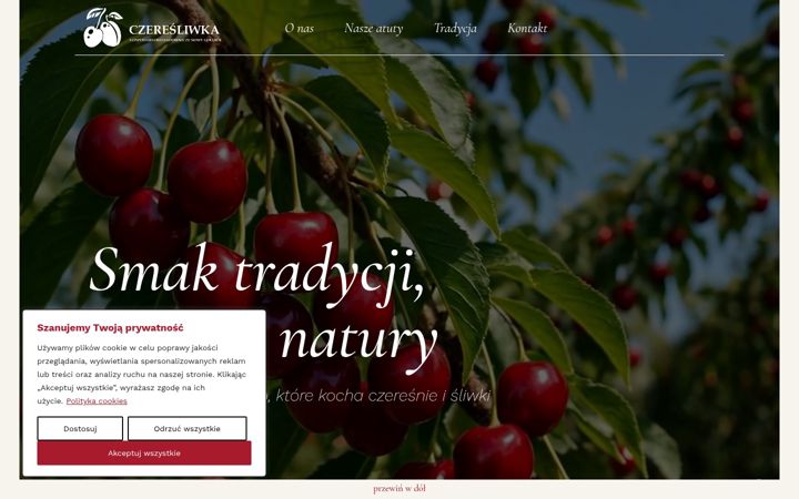 Screenshot of czeresliwka.pl