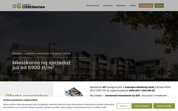 Screenshot of czeresniowa.com