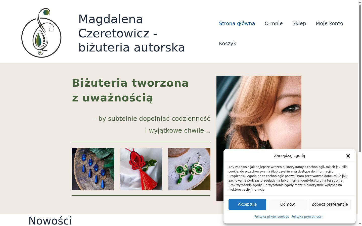 Ekrānuzņēmums ar piekrišanas baneri, kas tika rādīts pirms jebkādas mijiedarbības