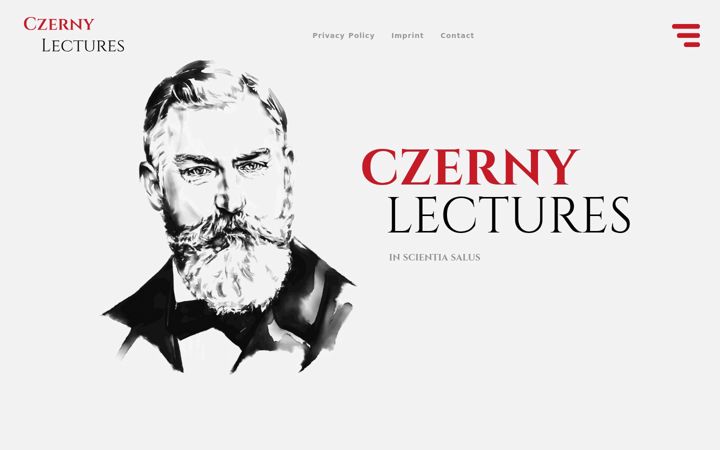 Screenshot of czernylectures.de