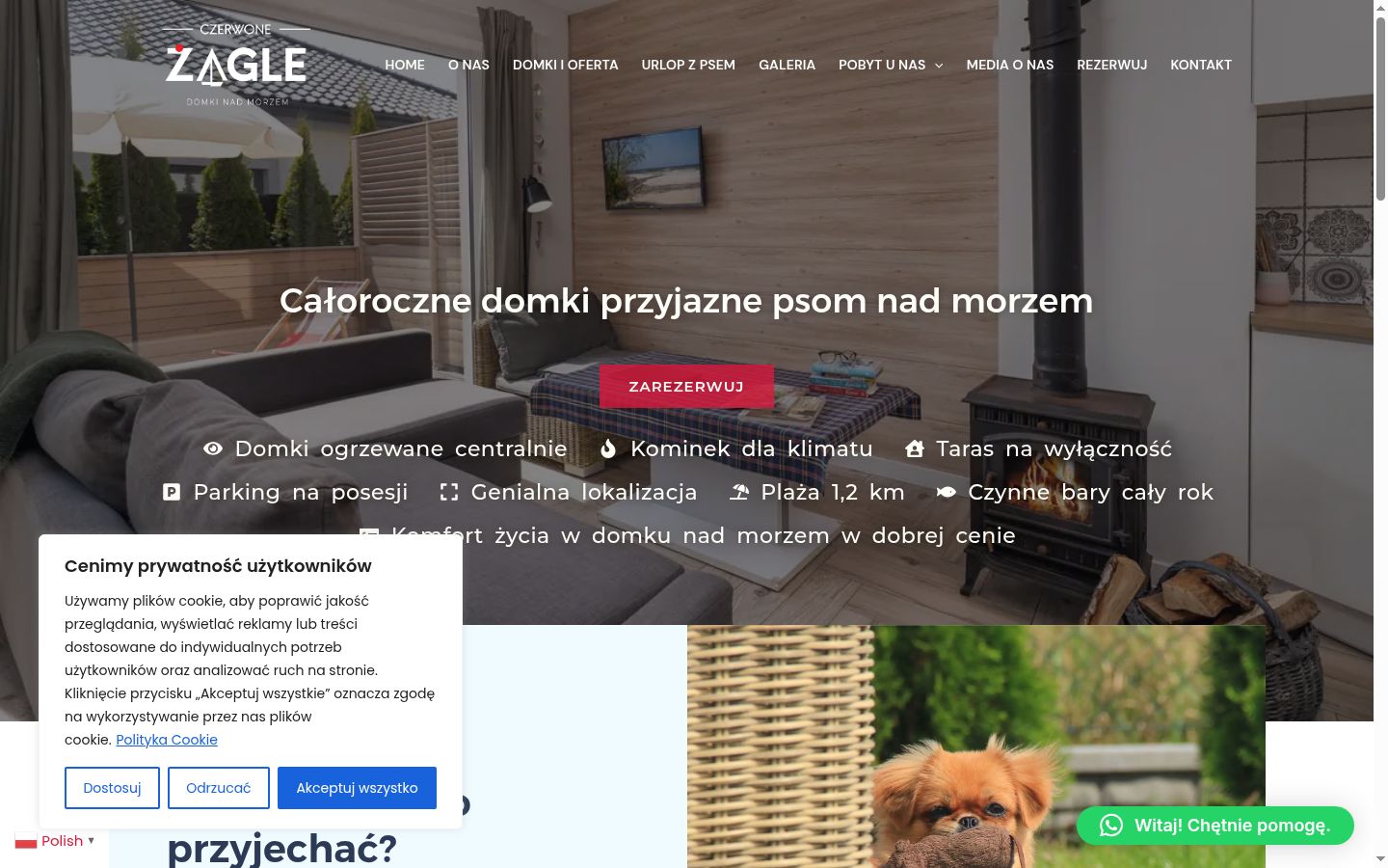 Képernyőkép a bármilyen interakció előtt megjelenő hozzájárulási bannerről