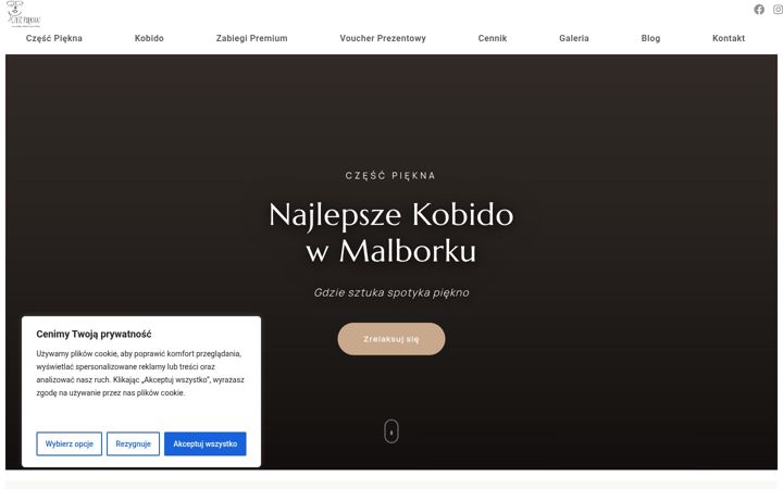 Screenshot di czescpiekna.com.pl