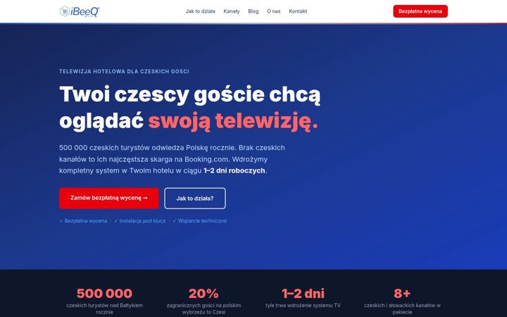 Screenshot di czeskatelewizja.pl