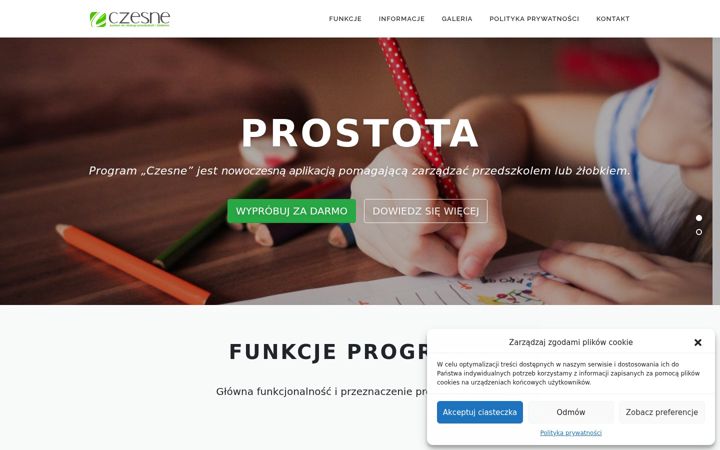 Screenshot of czesne.net