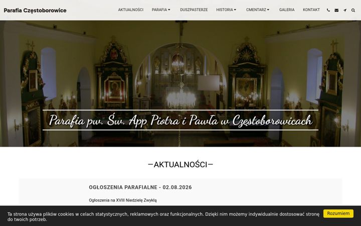 Screenshot of czestoborowice.org