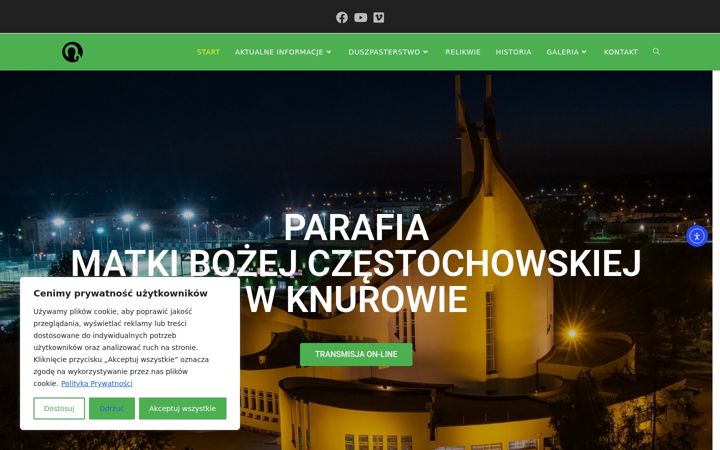 Screenshot di czestochowska.pl