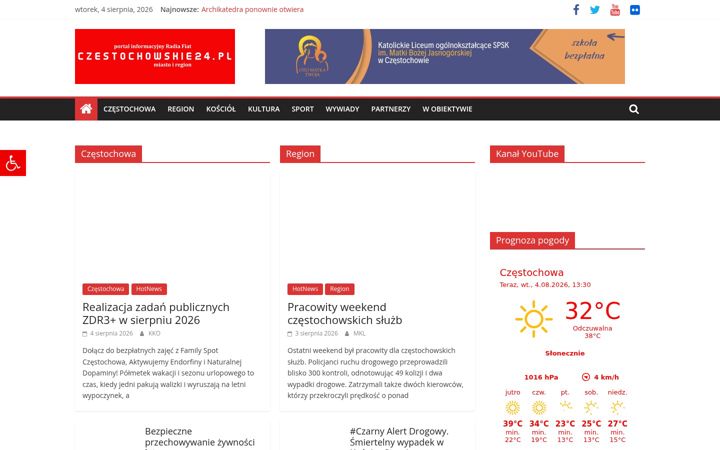 Screenshot di czestochowskie24.pl