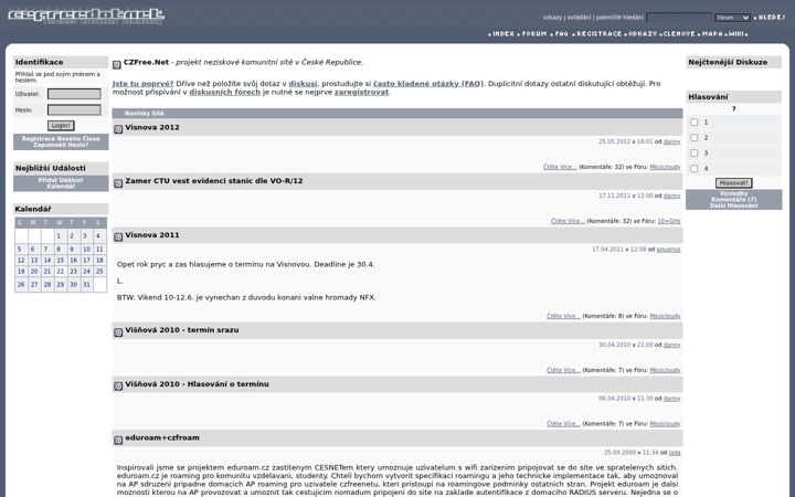 Screenshot of czfree.net