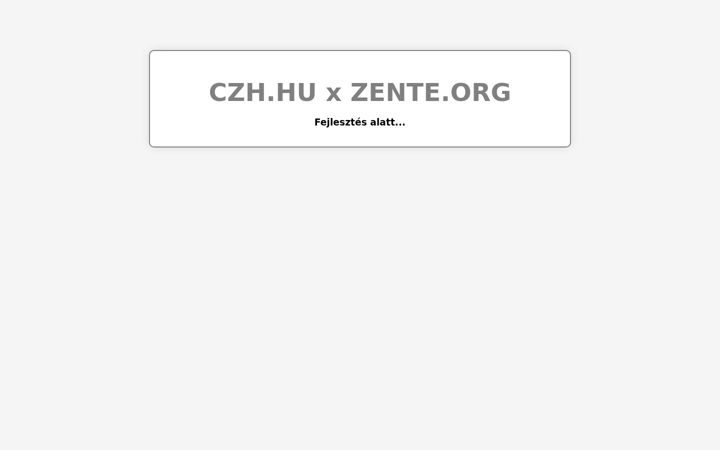 Screenshot von czh.hu