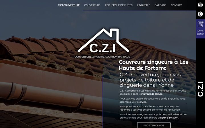 Screenshot of czi-couverture.fr