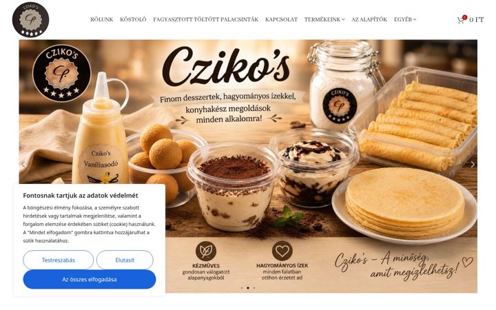 Screenshot of czikos.hu