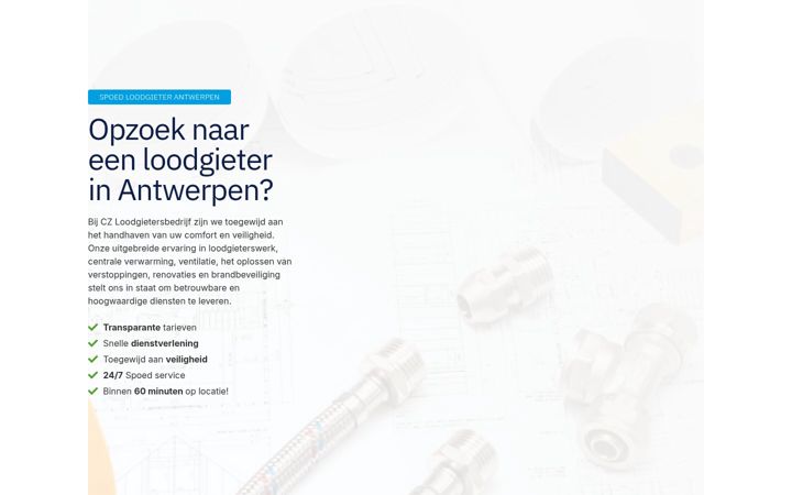 Екранна снимка на czloodgietersbedrijf.be