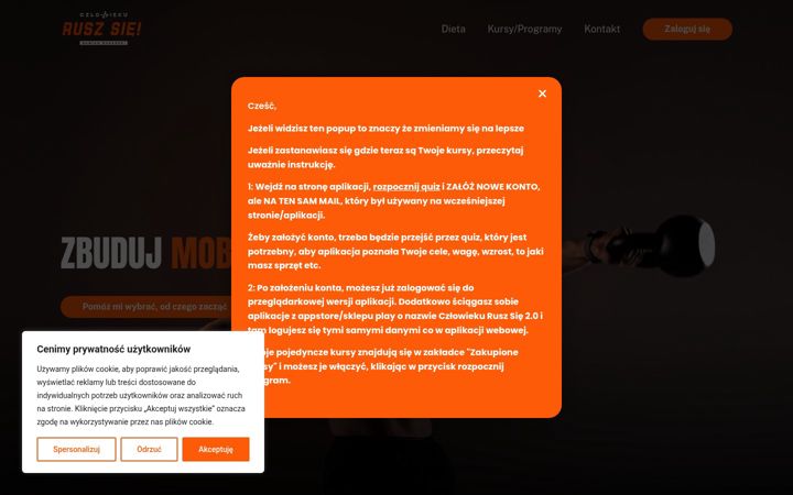 Skjámynd af czlowiekuruszsie.pl
