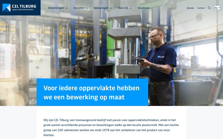 Screenshot of czltilburg.nl