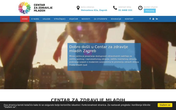 Екранна снимка на czm.hr