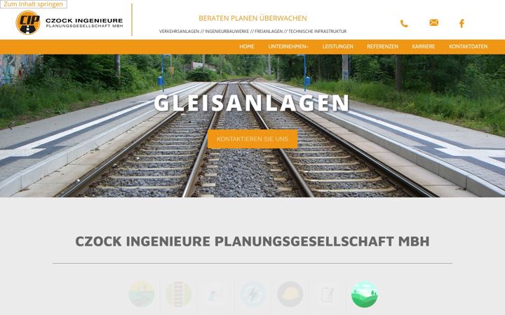Screenshot of czock-ingenieure.de