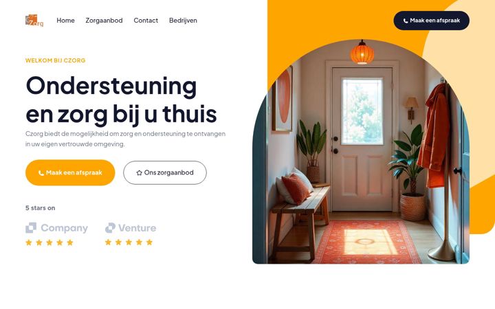 Screenshot of czorg.nl