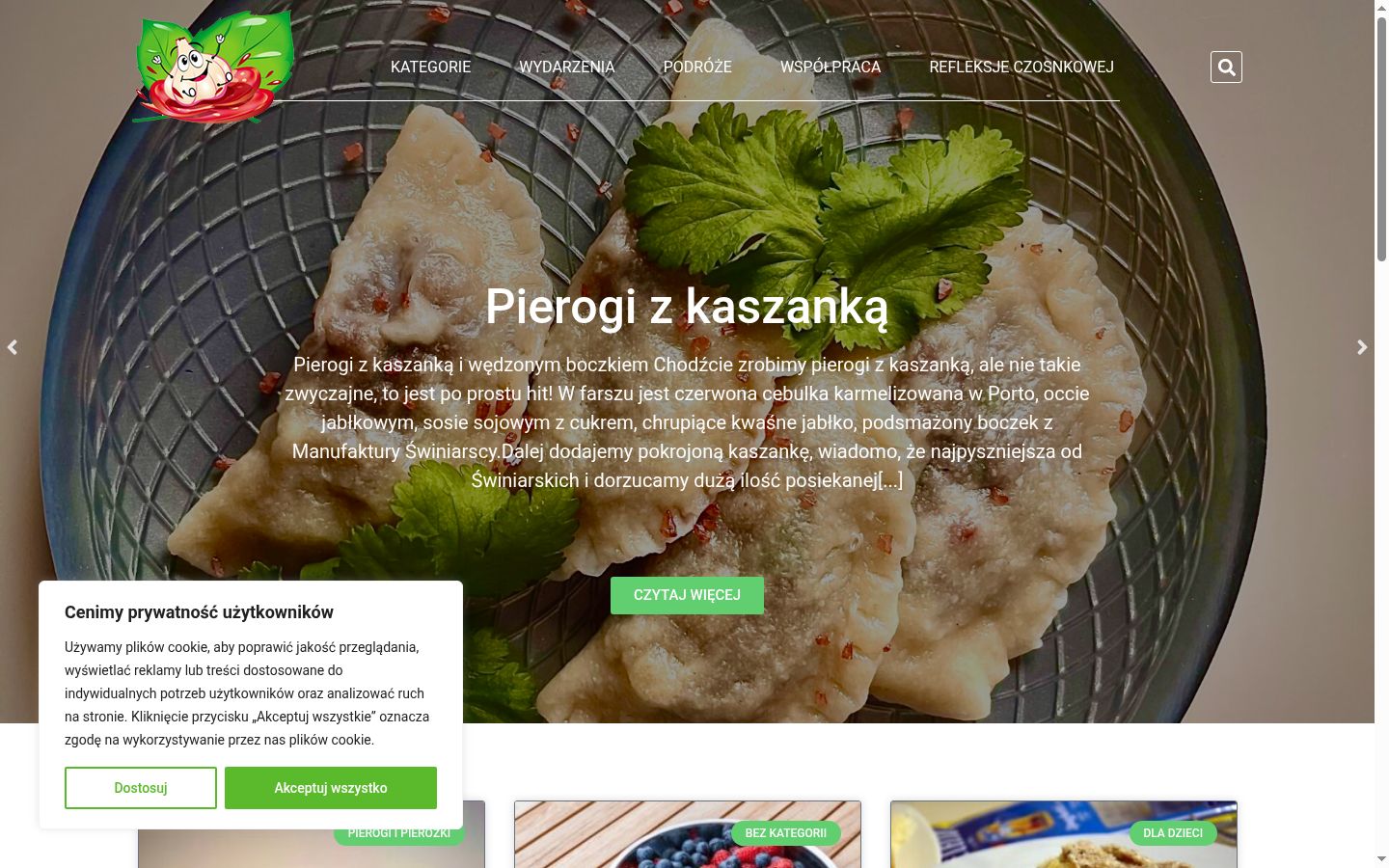 Ekrānuzņēmums ar piekrišanas baneri, kas tika rādīts pirms jebkādas mijiedarbības