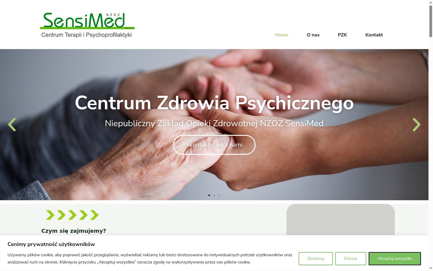 Ekrānuzņēmums ar piekrišanas baneri, kas tika rādīts pirms jebkādas mijiedarbības