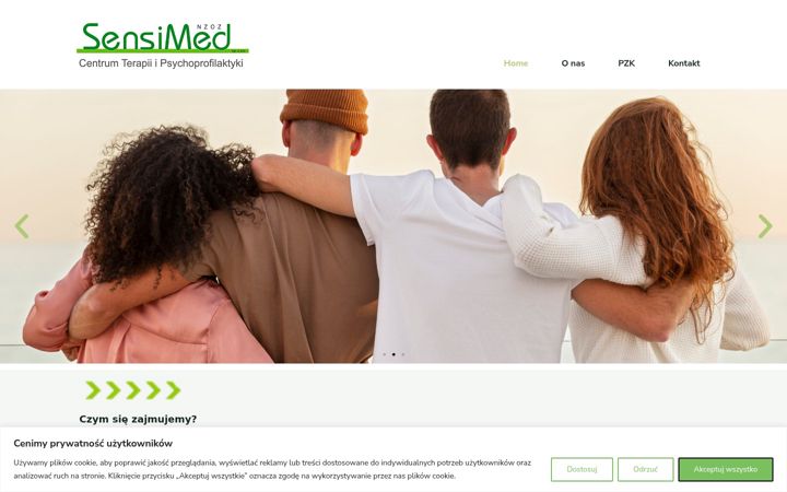 Ekrānuzņēmums no czp-nzozsensimed.pl