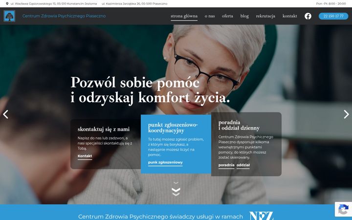 Capture d'écran de czppiaseczno.pl