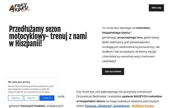 Ekrānuzņēmums no czterytoryroku.pl