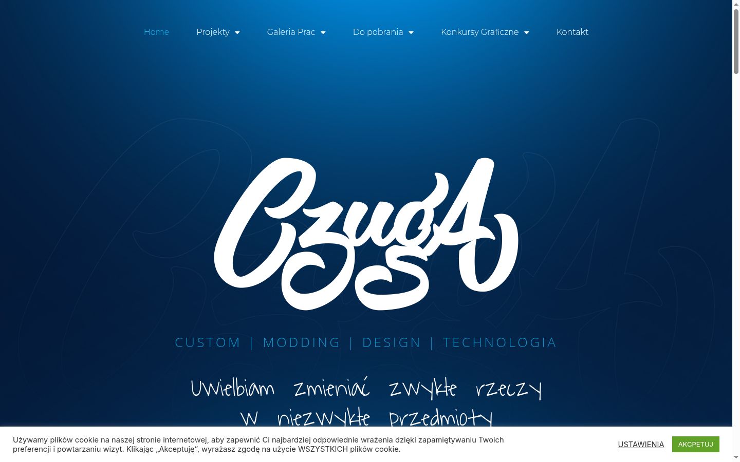 Zrzut ekranu banera zgody wyświetlanego przed jakąkolwiek interakcją