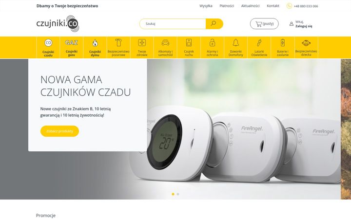 Screenshot of czujniki.co