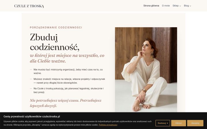 Ekrano kopija czuleztroska.pl