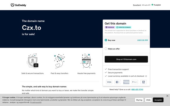 Screenshot of czx.to