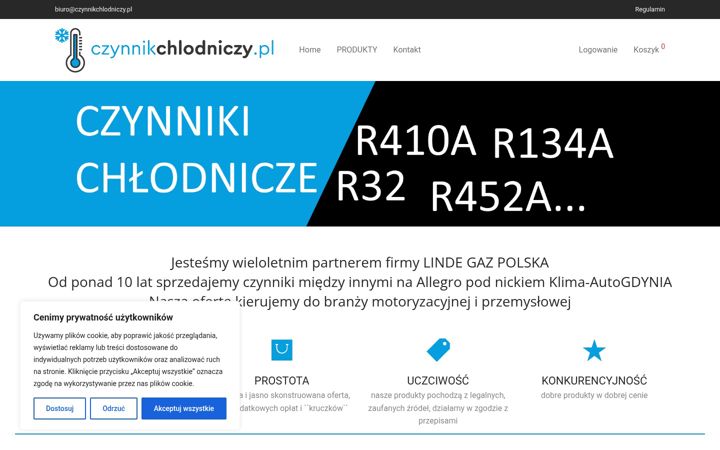 Screenshot of czynnikchlodniczy.pl