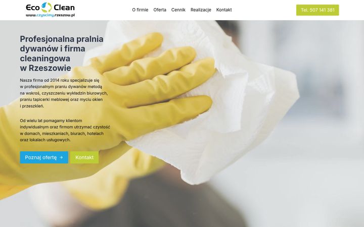 Captură de ecran a czyscimy.rzeszow.pl