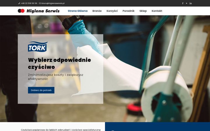 Captură de ecran a czysciwa-przemyslowe.com.pl
