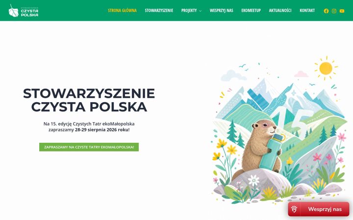 Screenshot of czystapolska.org.pl