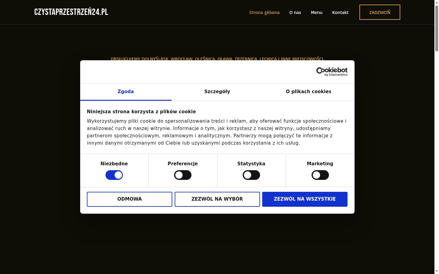 Sutikimo reklamjuostės, rodytos prieš bet kokią sąveiką, ekrano kopija