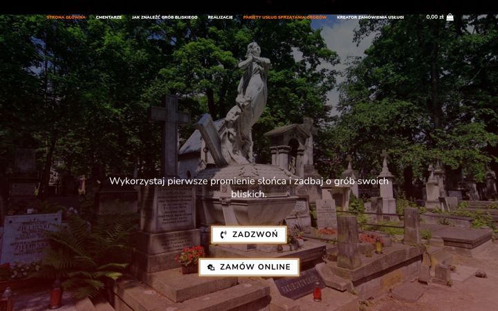 Screenshot of czystepomniki.pl