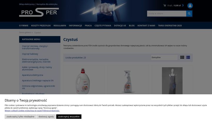 Screenshot of czystus.pl