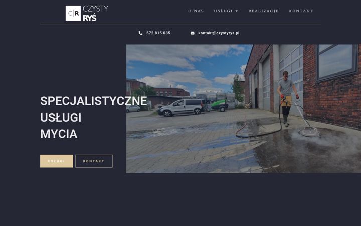 Captură de ecran a czystyrys.pl
