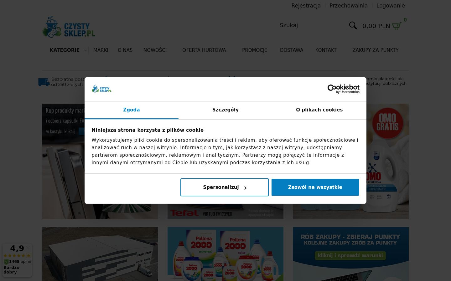Snímka obrazovky banera súhlasu zobrazeného pred akoukoľvek interakciou