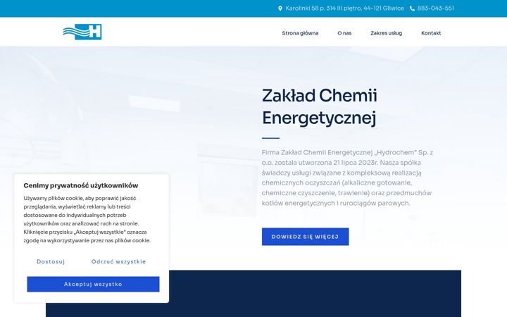 Captură de ecran a czyszczeniekotlow.pl
