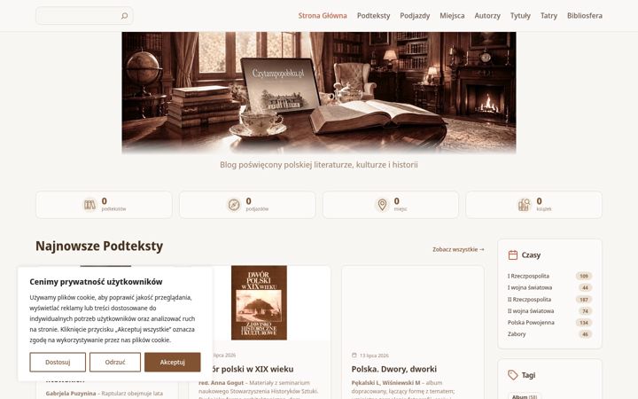 Screenshot of czytampopolsku.pl