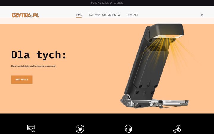 Screenshot of czytek.pl