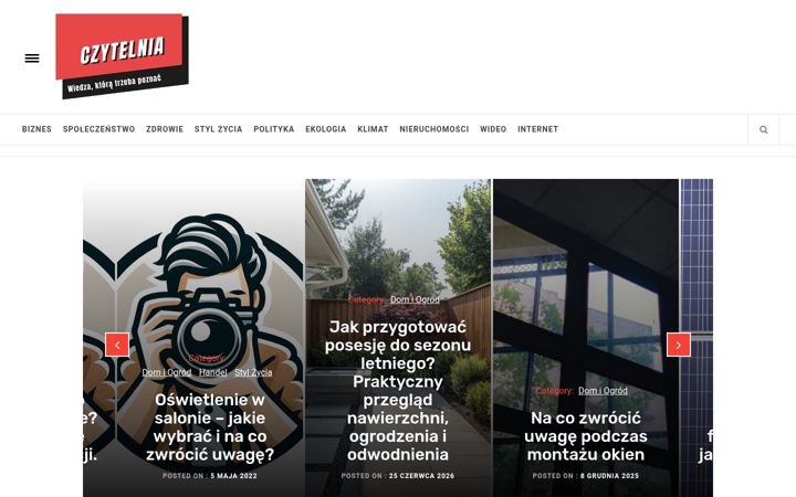 Screenshot of czytelnia.co.pl