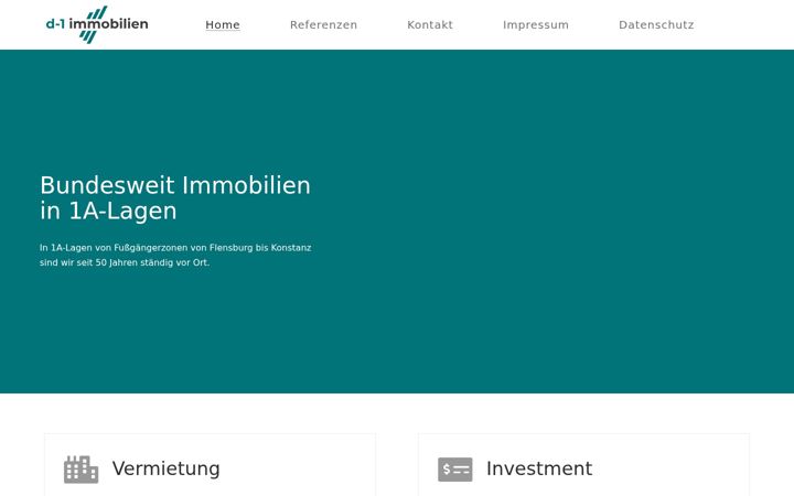 Screenshot of d-1-immobilien.de