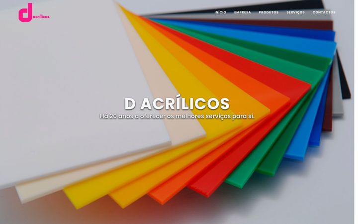 Screenshot of d-acrilicos.pt