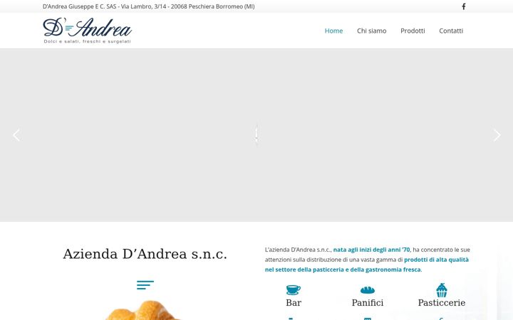 Screenshot ta' d-andrea.it
