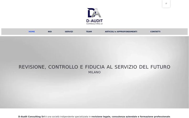 Screenshot of d-auditconsulting.it