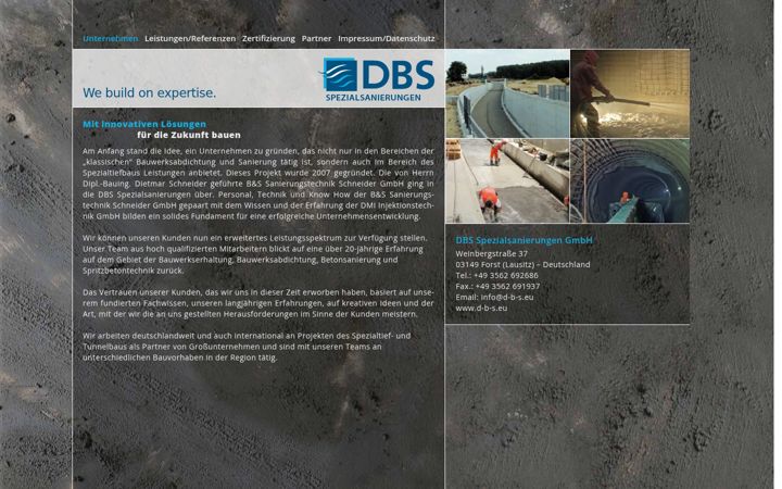 Screenshot of d-b-s.eu