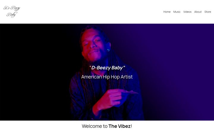 Screenshot of d-beezybaby.com