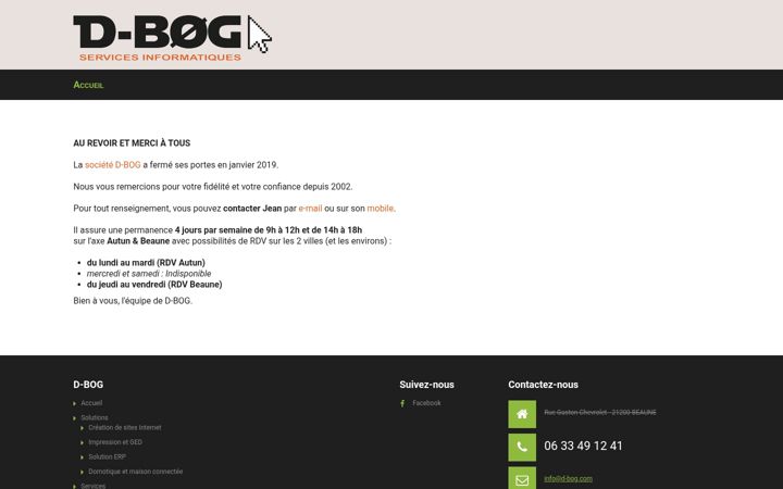 Screenshot of d-bog.com